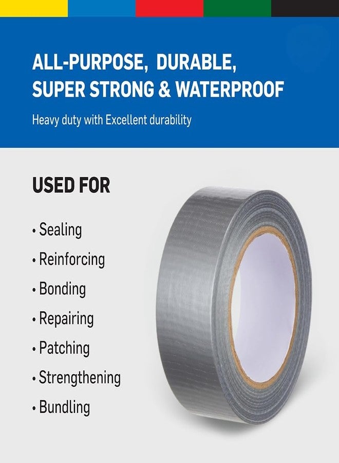 GALLY Heavy Duty Multipurpose Duct Tape | Waterproof, Super Strong, Easy to Tear Adhesive Tape for Home, Office, Industrial Repairs, DIY Projects, and Packing | 48 mm x 20 Meters | Pack of 1 - Image 2